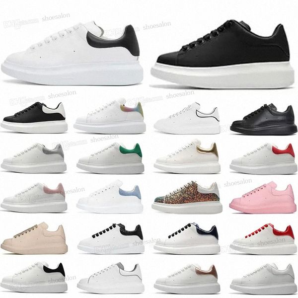 

designer shoes men women leather lace up white mens sole espadrilles oversized flats velvet suede platform mcqueen casual espadrille mc quee, Black