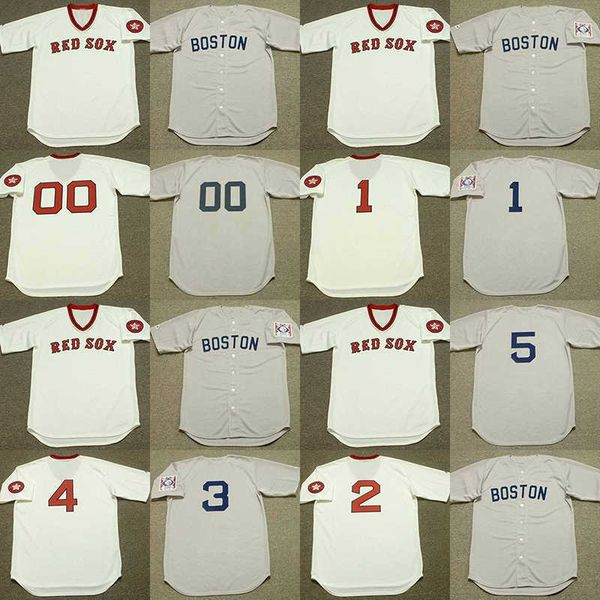 

bobby doerr jerry remy butch hobson denny doyle bill buckner trot nixon carl yastrzemski baseball jersey, Black