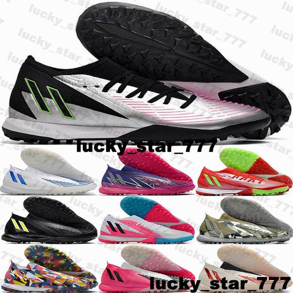 

soccer cleats mens sneakers soccer shoes size 12 football boots predator edge tf botas de futbol us12 us 12 eur 46 boots indoor turf soccer, Black