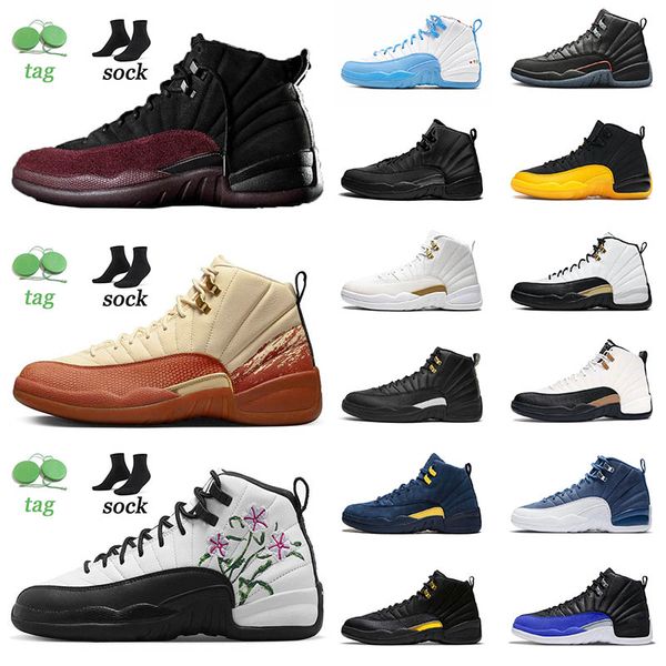 

ing selling 12s basketball shoes size 36-47 black burgundy crush hyper royal flu game stealth university gold jumpman twist womens sneakers