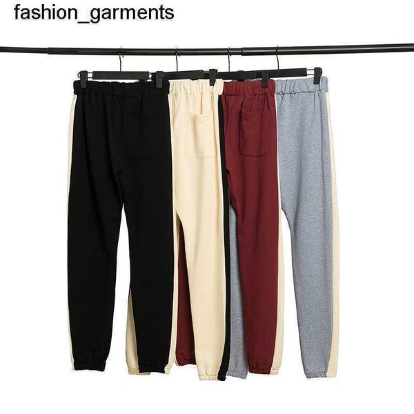 

designer brand essential double line california limited pants, Black
