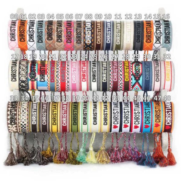 

bracelets women's luxury fashion brand d bangle jewelry designer letter hand woven bracelet simple wrist bohemian rope trinket men girl, Golden;silver