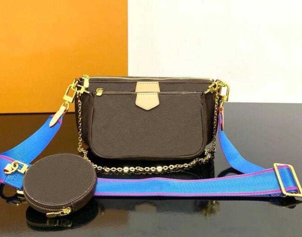

2021 fashion 9913 evening bags 3set women handbag purses favorite pochette accessoires with straps
