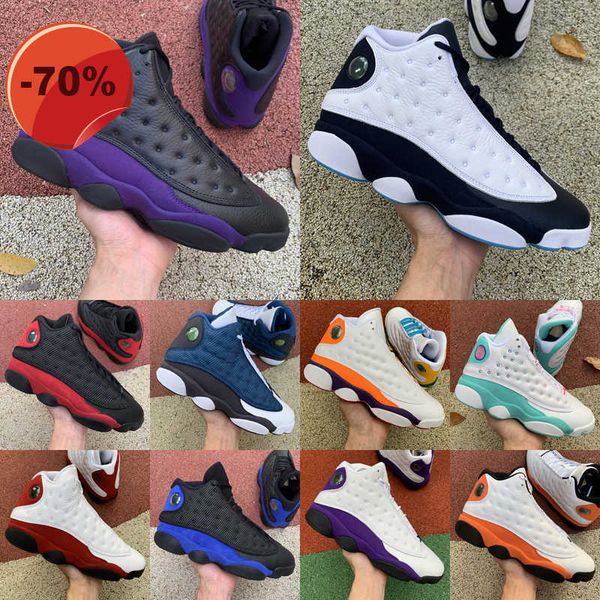 

men women basketball shoes 13 13s jumpman obsidian red flint aurora green houndstooth mens outdoor sports womens 11 11s bred tainers eur