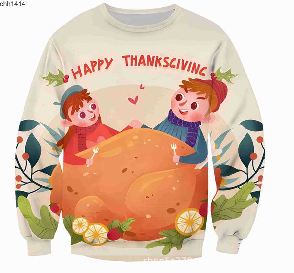 

turkey pattern fashionable essentials comfortable sweater trend choice, Black
