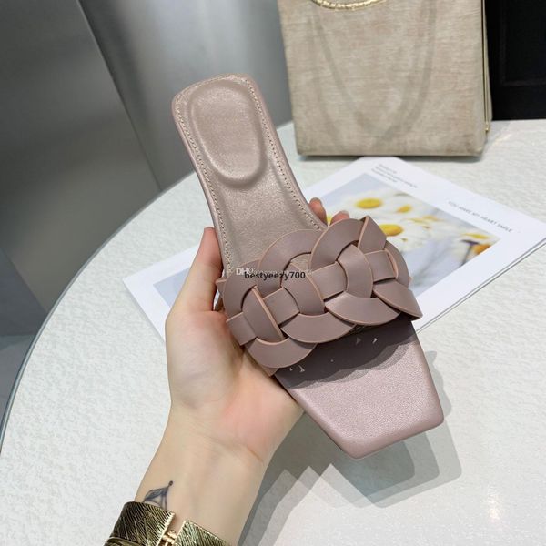 

sandal real leather women slippers designer shoes woman tribute sandals sides female flats yslity uaj, Black