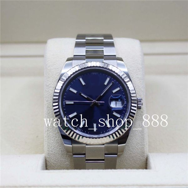 

new watch 2022 datejust white 41mm stainless 18k jubilee 126334 bp watches mechanical automatic men's wristwatches a32, Slivery;brown