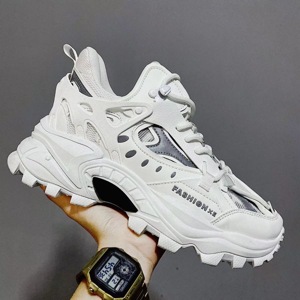 

daddy shoes material to make high and low sneakers, Black;pink