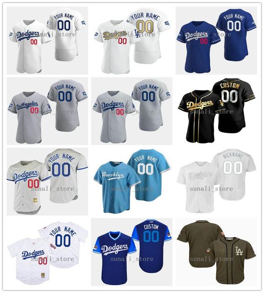 

college wear stitched 21 walker buehler 93 gerardo carrillo 61 garrett cleavinger 64 caleb ferguson 26 tony gonsolin 48 brusdar graterol 44, Black