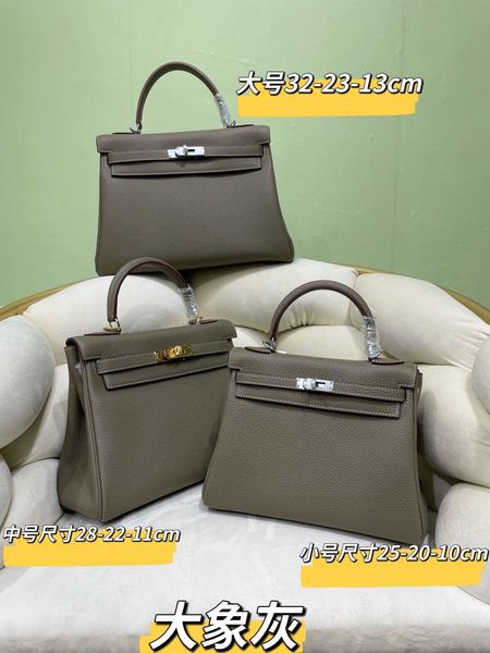 

evening bags designer handbag women bags kellies lychees pattern togos calf leather 25 28 32cm portable single shoulder diagonal versatile b