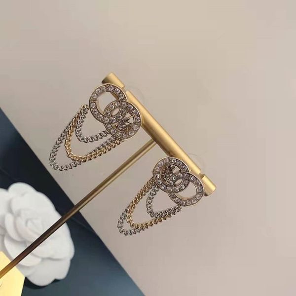 

fashion charm earring design 316l stainless steel hip hop diamond stud earings 18k gold rose earrings for women party wedding hoop wholesale, Golden