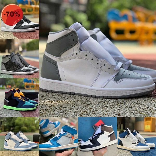 

jumpman 1 1s high sports basketball shoes men women stage haze stealth bio hack shadow 2.0 bred patent atmosphere hyper royal dark mocha