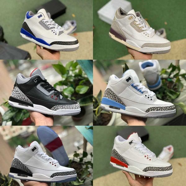 

boots jumpman racer blue 3 3s basketball shoes mens cool grey a ma maniere unc varsity royal throw line pine green black cement pure white