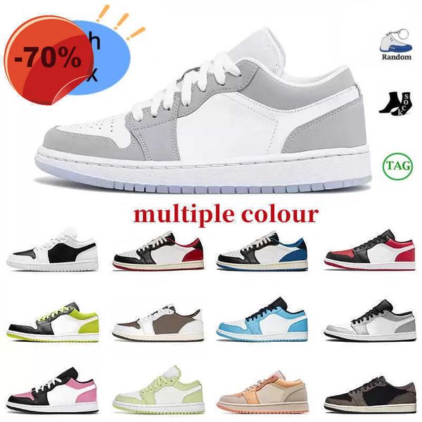 

classic lows 1 1s basketball shoes mens sports wolf grey unc fragment gym red game royal bred white paris panda pine green women jumpman