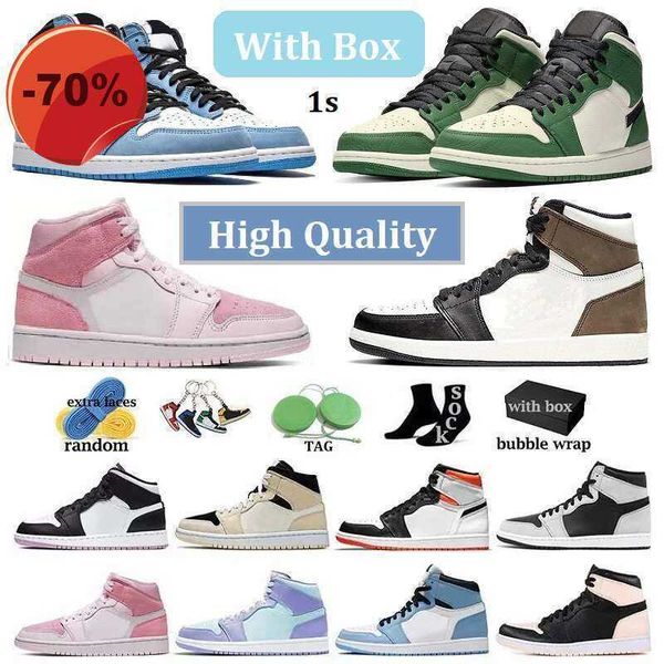 

dress shoes with box jumpman 1 mens basketball shoes 1s high unc university blue gold mocha cactus jack obsidian banned bred bordeaux fragme, Black