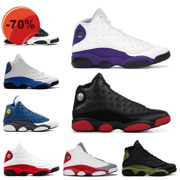 

court purple 13 13s men basketball shoes he got game black cat melo class of 2003 dirty bred sports sneakers shoes size 7-13