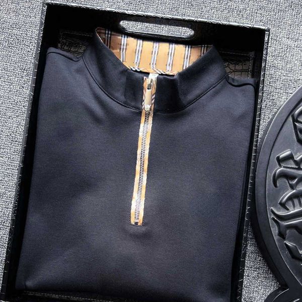 

bb designer sweater mens sweatshirt tb embroidery long sleeved t-shirt men women zip pullover hoodie cotton sweaters, Black