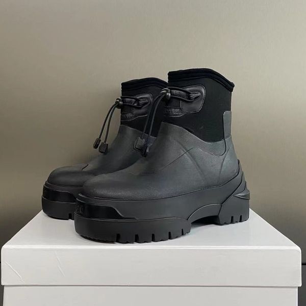 

alyx9sm outdoor vulcanized snow boots increasing man waterproof exclusive high r botas, Black