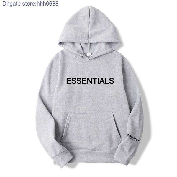 

rmeb men's and women's hoodies sweatshirts 2022 fashion brand essential new style double thread stamping lovers on chest cuff ip7z, Black