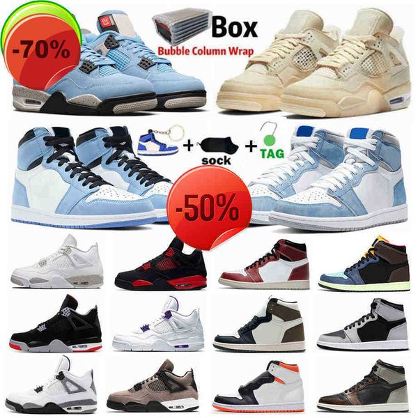 

university blue jumpman 1 1s mens basketball shoes black cat 4 4s sail obsidian unc hyper royal bred pure money twist men sports women