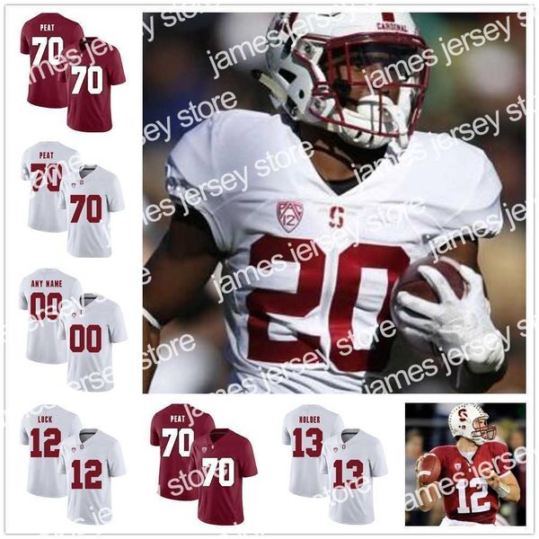 

football jerseys custom stanford cardinal andrus peat football jersey trenton irwin david decastro richard sherman ty montgomery zach ertz s, Black;red