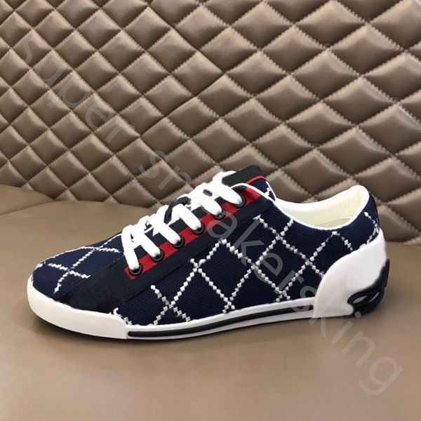 

designers sneakers men casual shoes platform loafers chaussures washed jacquard denim embroidery stripes sports trainers luxurys flats 38-46, Black