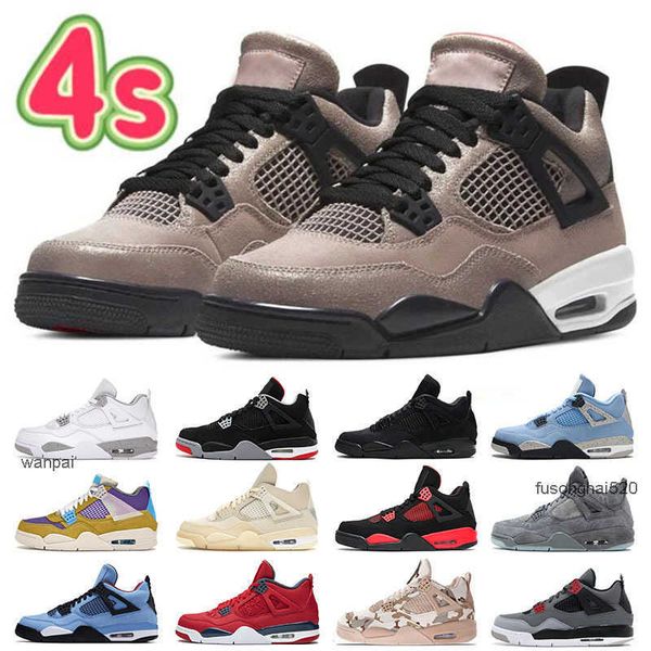 

2022 jumpman trainers basketball shoes 4s university blue new bred shoe infrared sail white oreo royalty black cat red t air jordon jordas