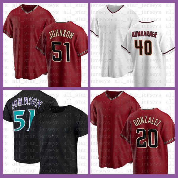 

2022 arizona baseball jersey randy johnson madison bumgarner luis gonzalez christian walker carson kelly nick ahmed stuart fairchild seth, Blue;black