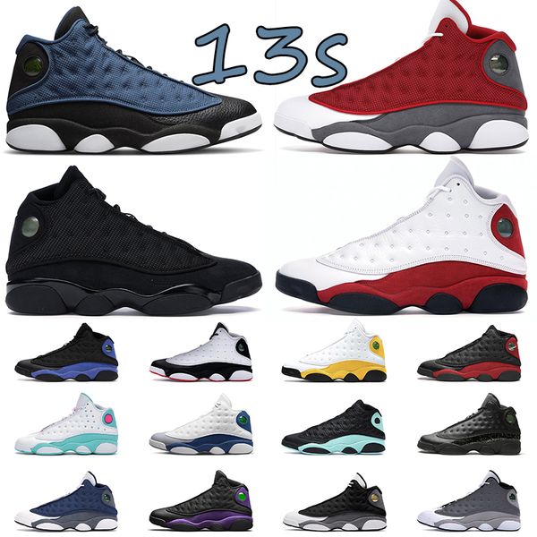 

men women basketball shoes 13 13s jumpman mens trainers court purple del sol red flint bred black cat lucky green sport outdoor sneaker trai