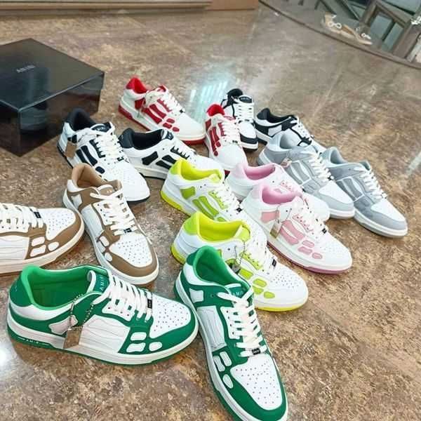 

inline roller skates designer sneakers versatile amirs black white bone shoes men women low casual shoe