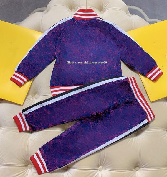 

kids tracksuits sets designer clothes autumn sport suitt baby boy girls clothes children long sleeve jacket pants clothing, White