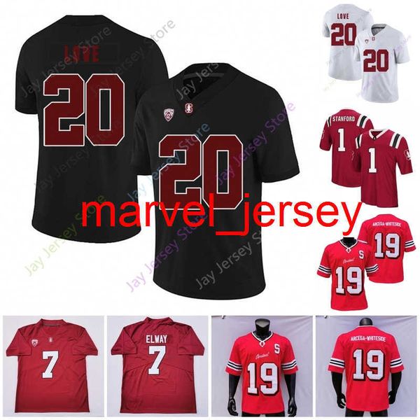 

stanford football jersey ncaa college colby parkinson connor wedington michael wilson toohill wade-perry love whiteside irwin smith reid, Black