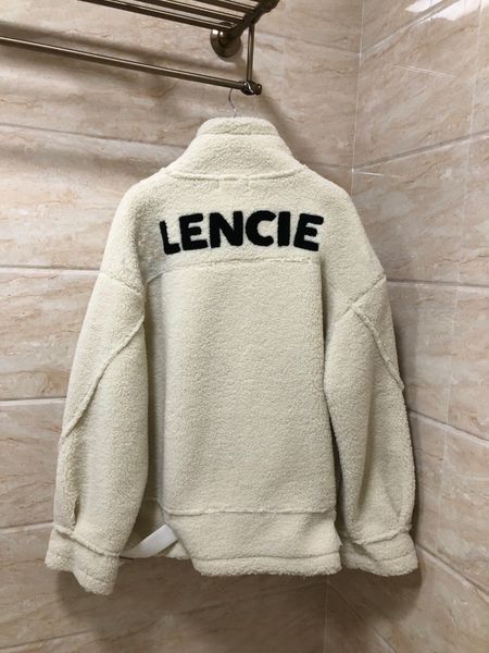 

new winter women's jackets design letter embroidery fur patchwork long sleeves loose casual zip up overcoat jackets, Black;brown