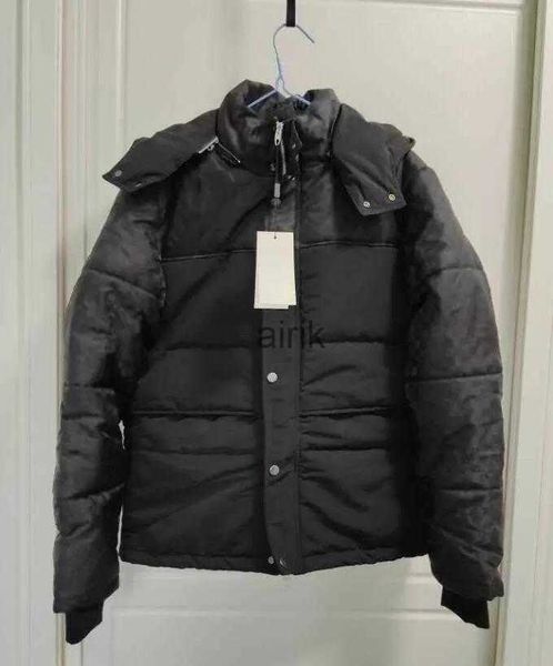 

2022ss20fw french jacket latest versatile fashion full printed letters men's winter warm cotton long black, Black;brown