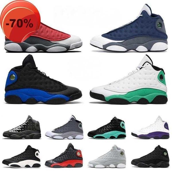 

dress shoes 2023 arrival basketball shoes 13 13s court purple bred lucky green flint jumpman mens women starfish trainers retro outdoor snea, Black