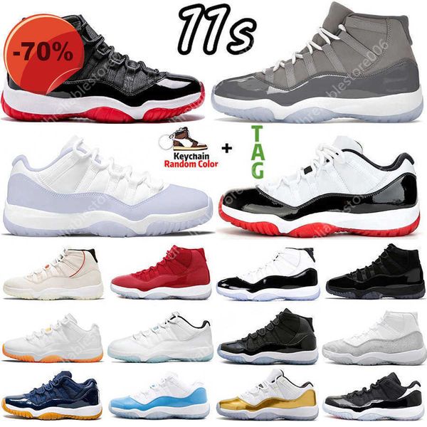 

2022 cool grey 11 11s basketball shoes pure violet high citrus university legend blue white bred concord 45 space jam gamma women mens