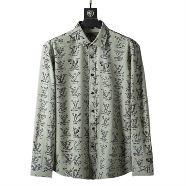 

2022 happyjeffery new men shirts slim fit floral printed long sleeve button male business casual men's shirt dress casual asian size, White;black