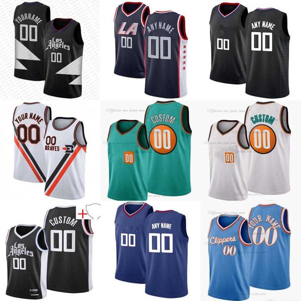 

mens womens youth la''clippers''custom 40 ivica zubac 7 amir''coffey 5 luke kennard 8 marcus morris sr. 14 ter, Black;red