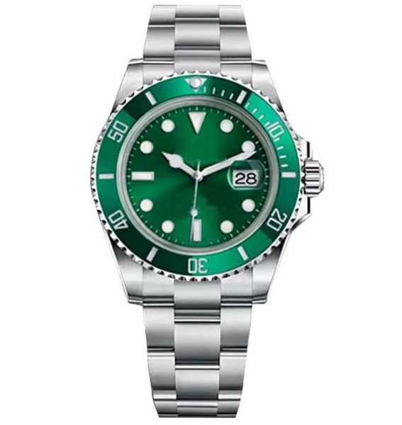 

mens watch hand smooth second automatic watch mechanical t op quality watch ceramic bezel luminous stainless pointer steel solid strap wrist, Slivery;golden