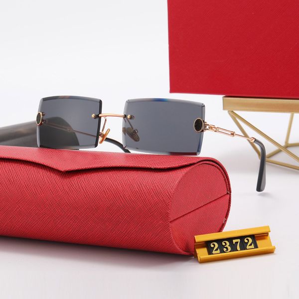

women designer sunglasses mens fashion optical frame luxury square business casual style shape sunnies metal frame spectacles carti brand or, White;black