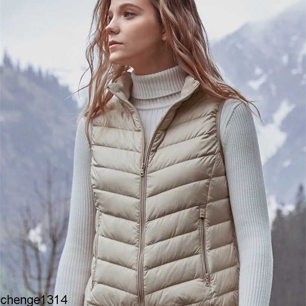 

men's jackets bosideng women duck down vest 90% waistcoat stand collar fashion wear ultra light lj201127 jidl, Black;brown