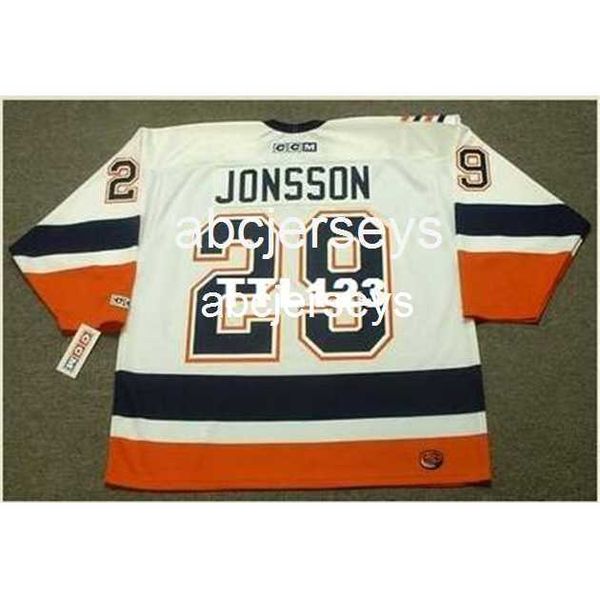 

men hockey #29 kenny jonsson 2002 ccm home hockeys jersey stitch add any name number, Black