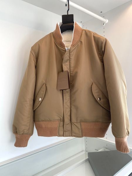 

autumn and winter 2022 fashion new mens jackets highquality technology windproof material double sided wear design brand designer short jack, Black;brown