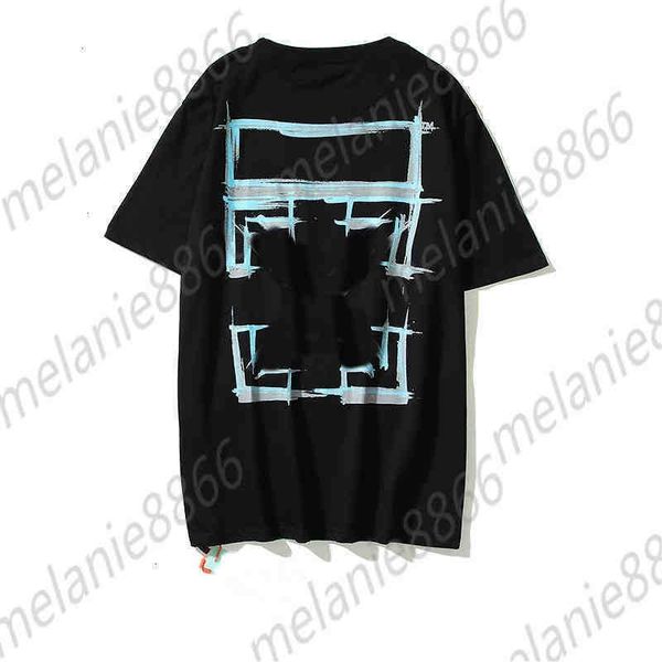 

offs men's t-shirts style white summer women's and gilded graffiti arrow short sleeve t-shirt fashion br lovers european loose bot, White;black