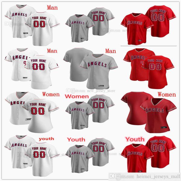 

los angeles shohei ohtani jersey angels custom mens kids women baseball jersey mike trout justin upton dylan bundy anthony rendon albert puj, Black