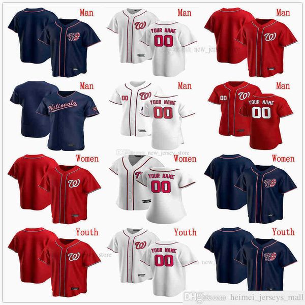 

custom men kids women baseball jersey jon lester anibal sanchez asdrubal cabrera carter kieboom adam laroche blake swihart daniel murphy, Black