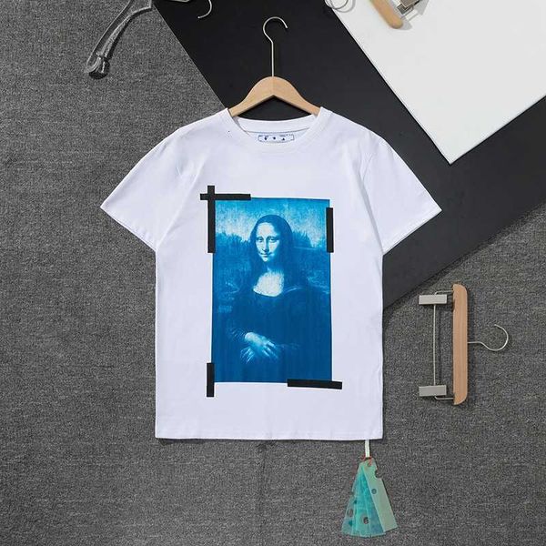 

2022 fashion leisure t shirts pure cotton men and women with design pattern polo shirt yy off 00010, White;black