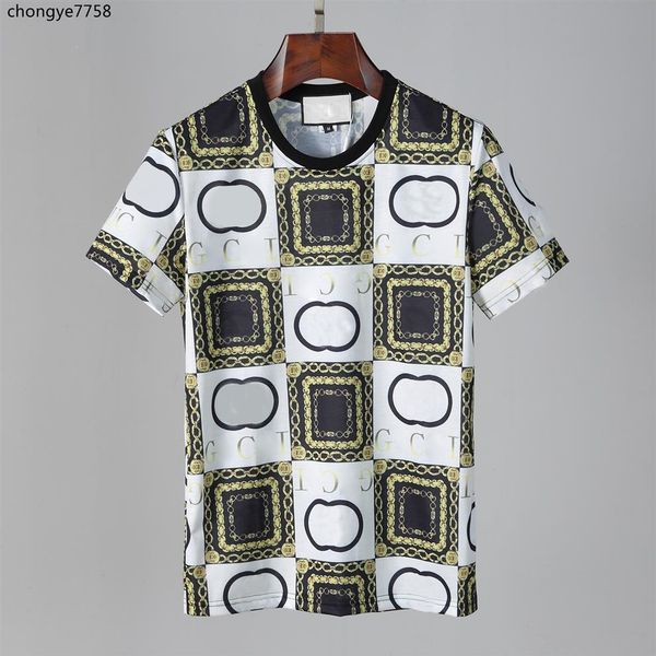 

fashion mens t shirt summer short sleeve european american 3d printing t-shirt men women couples high m-xxxl297f, White;black