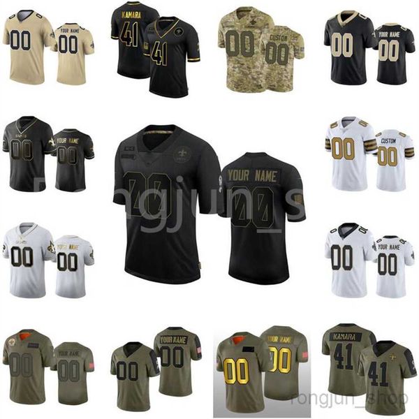 

2022 new orleans men women youth saint stitched football 7 taysom hill 41 alvin kamara 32 tyrann mathieu elite custom''nfl'&#, Black