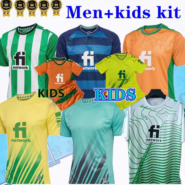 

s-4xl 22 23 real betiss soccer jerseys joaquin b.iglesias camiseta de juanmi canales fekir 2022 2023 special-edition football shirts copa de, Black;yellow